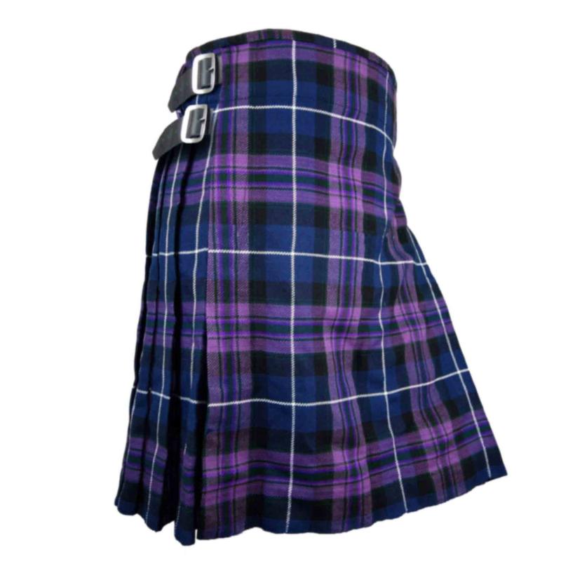 Tartan Kilt Pride of Scottland 8 Yards Traditional Scottish Clan Outfit Wool & Acrylic Fabric Highland Clothing