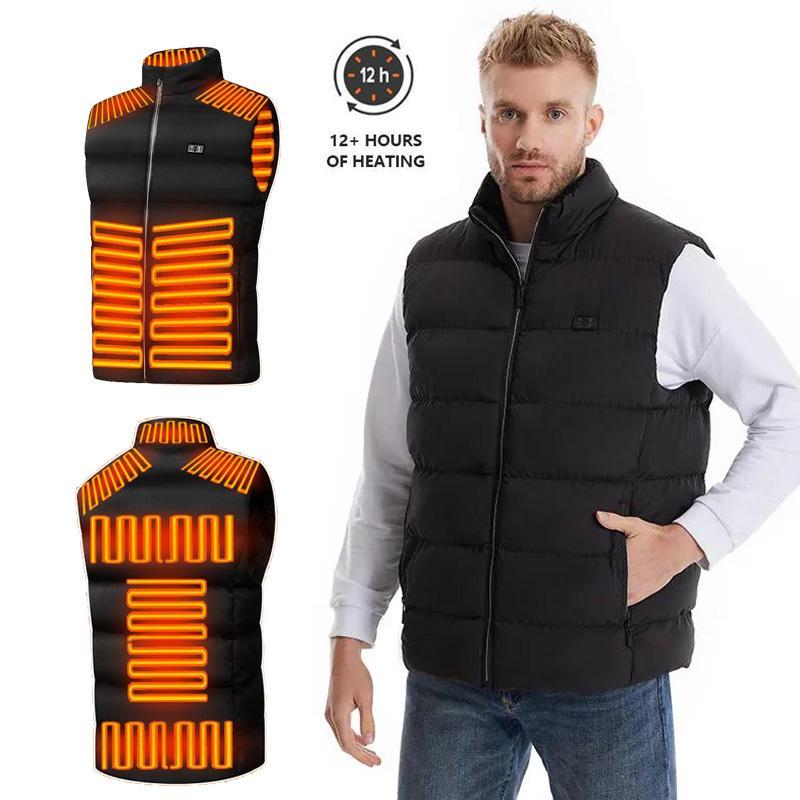 Heated Vest for 2024 UpdatedWinter Heating Jacket Vestfor Men &Women,Light weight Heating VestWithout Battery Pack forWinter OutdoorHunting Skiing heated vest gilet mens vest designer men warm men collarsleeveless motorcycle vest