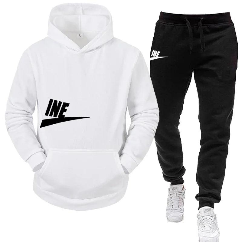 Fashion Men's Sweatshirt Hoody for Men Male Suit Spring 2024 Female Man Sets Women's Tracksuit Sportswear Hoodies + Sweatpants