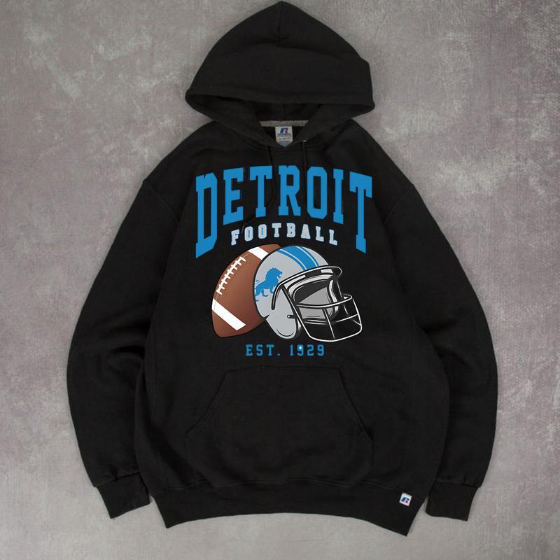 All Team Football Hoodie, Vintage 90s Sport Team Hoodie, Gift for Football Fans Hoodie, Gift for Men and Women