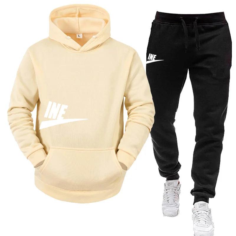 Fashion Men's Sweatshirt Hoody for Men Male Suit Spring 2024 Female Man Sets Women's Tracksuit Sportswear Hoodies + Sweatpants