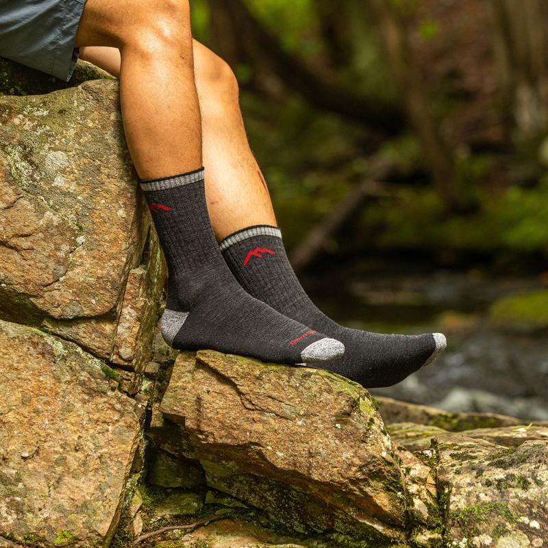 Darn Tough Micro Crew Cushion: Conquer Every Challenge - Black Menswear Sock Underwear Beige Plain - Unisex Men Women - Summer All Seasons - Trekking Hiking  Cycling - Warm, Protection