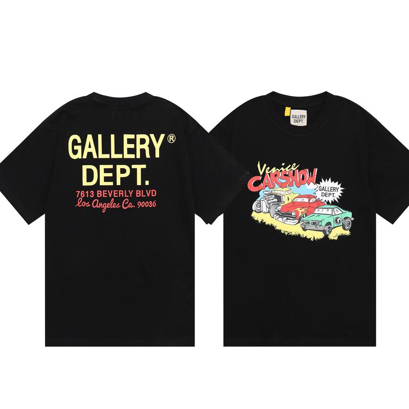 GALLERY DEPT T-shirt skull hand bone finger print T shirt car graphics classic letter slogan print short-sleeved men women half-sleeved round neck T-shirts Menswear Top Tshirt Crewneck Shortsleeve Casual Underwear Streetwear Tropical Human