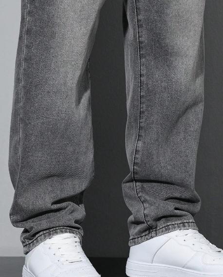 Men's Casual Washed Straight Leg Jeans, Men Baggy Jeans trousers menswear Vintage Pants Denim loose jean streetwear jean straight leg unisex jean