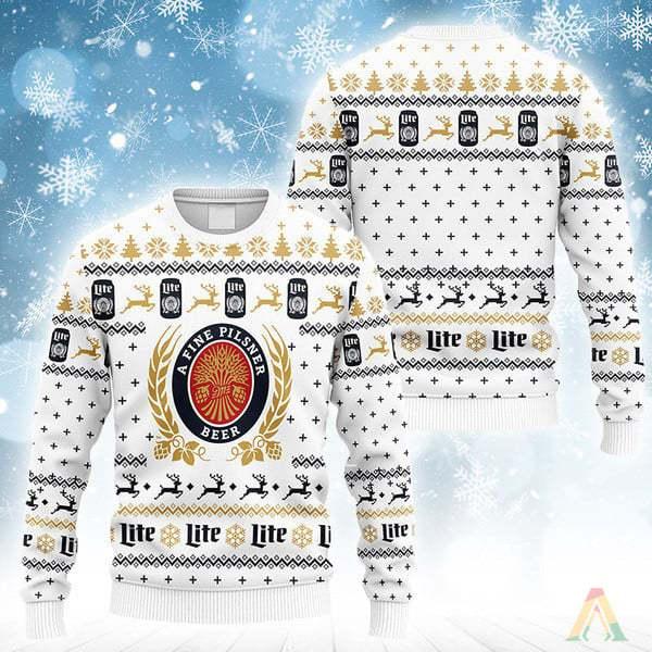 Miller Lite Ugly Sweater