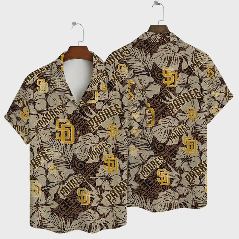 San Diego Island Heritage Padres Hawaiian Shirt