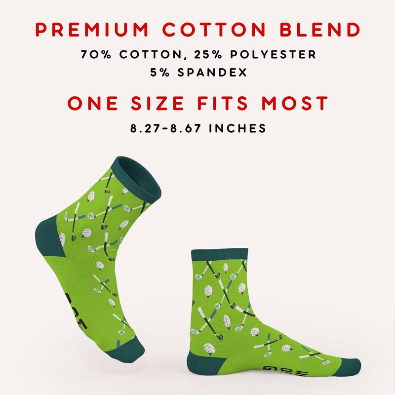 Golf Socks for Men - Festive and Stylish - Christmas Gifts for Golfers - Menswear