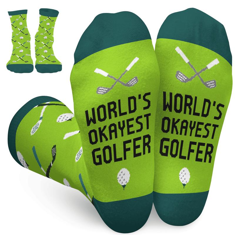 Golf Socks for Men - Festive and Stylish - Christmas Gifts for Golfers - Menswear