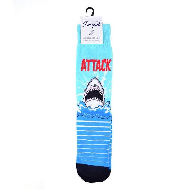 Men's Socks - Shark Attack Novelty Socks