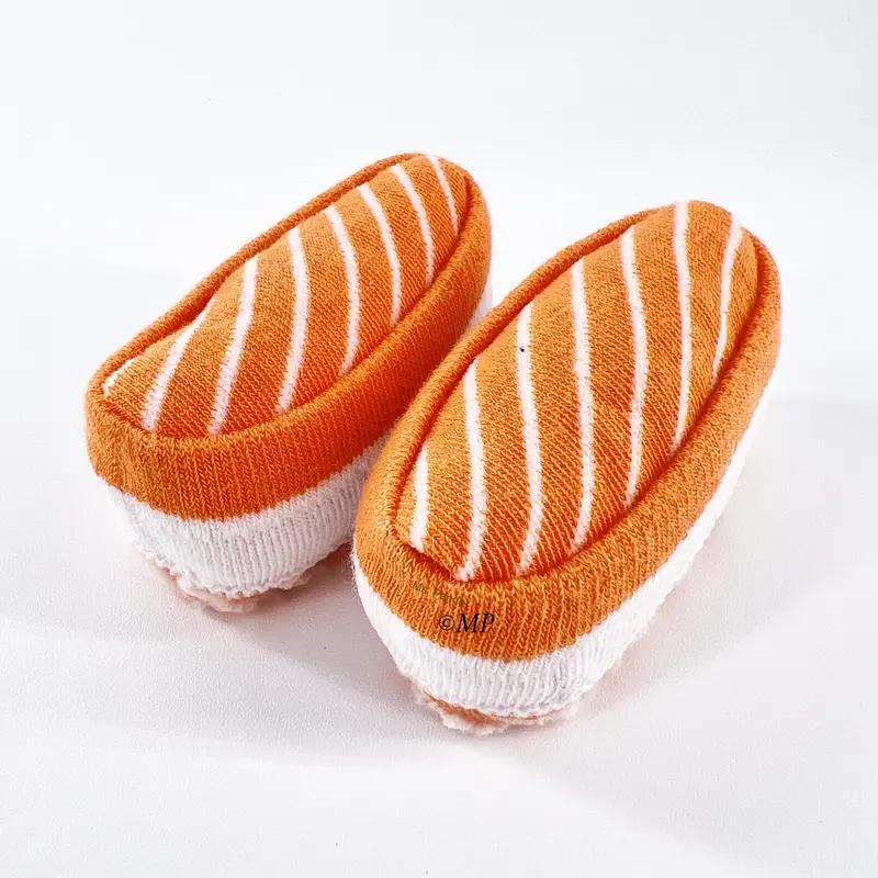 Sushi Socks, 3 Pairs Fun Socks, Unique Novelty Funny Socks for Men and Women, Sushi Lovers, Birthday, Thanksgiving Christmas Gift Idea Menswear