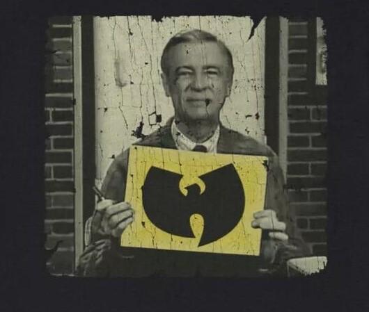 Mr. Rogers Wu-Tang Clan 90s Hip Hop Rap Vintage Funny Tee