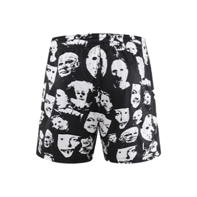 Mask Print Trend Shorts Sports Basketball Casual Shorts