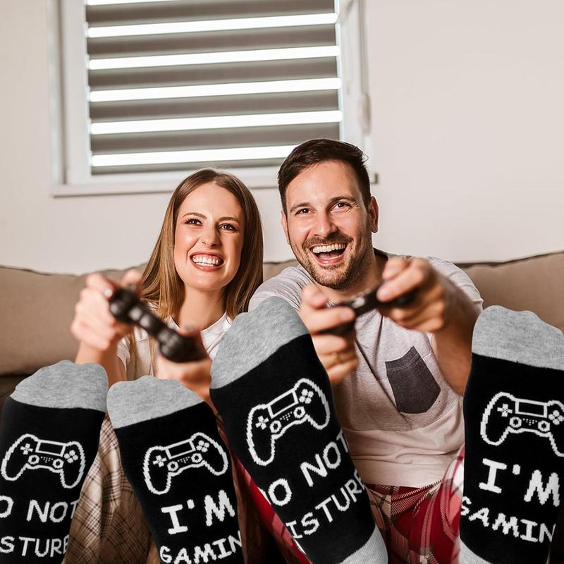 Stocking Stuffers for Men Adults Teens, Christmas Gifts for Teen Boys Birthday Gifts Ideas Gamer Funny  Socks