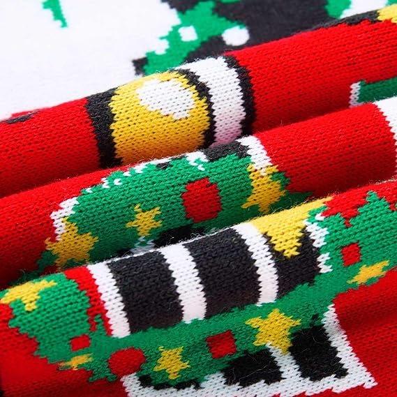 Ugly Christmas Sweater for Men Women Knitted Pullover Tops