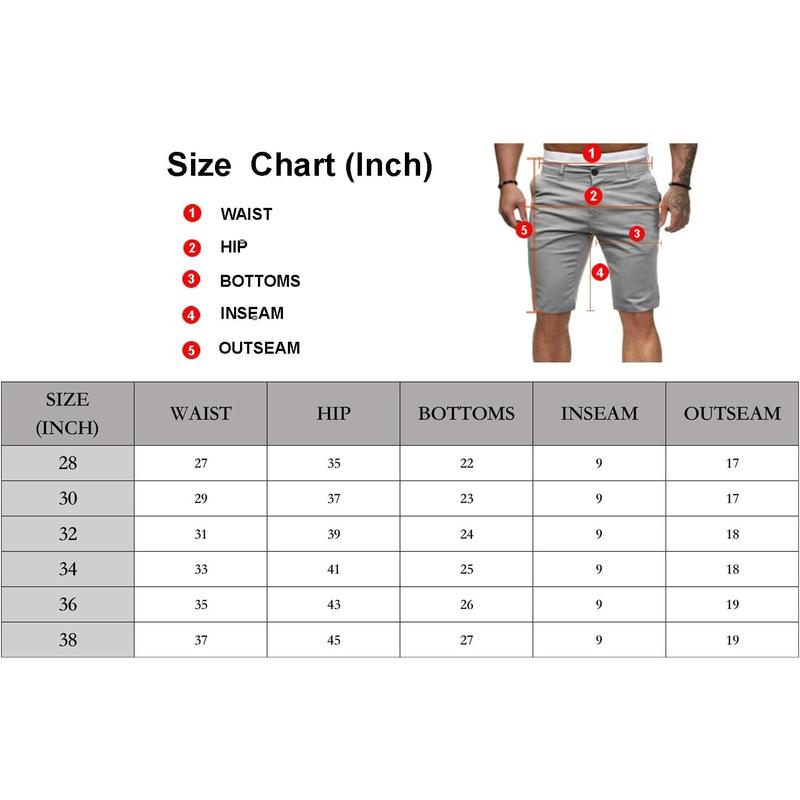 Hunsson mens slim fit shorts 9 