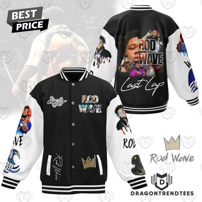 Rod Wave Last Lap Baseball Jacket for Men