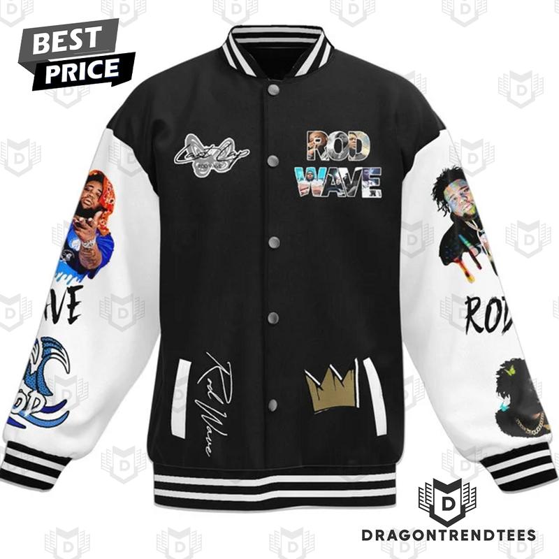 Rod Wave Last Lap Baseball Jacket for Men