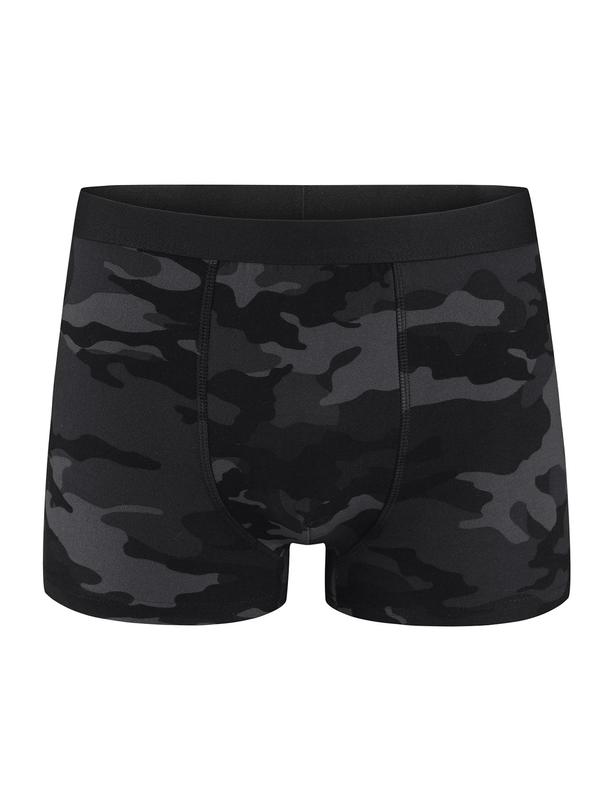 Men's 10pcs Solid Color & Camo Print Contrast Tape Boxer Briefs, Mens Clothing, Casual Comfy Breathable Panty for Daily Wear, Men Shorts Underwear for All Seasons, Boxers for Men, Breathable Underwear