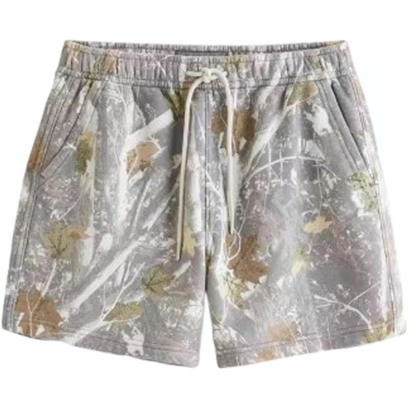 Mens Camo Shorts Casual Comfy Shorts for Summer,  Casual Comfy Breathable Hollow Out Shorts for Summer for Daily Wear Cotton Menswear