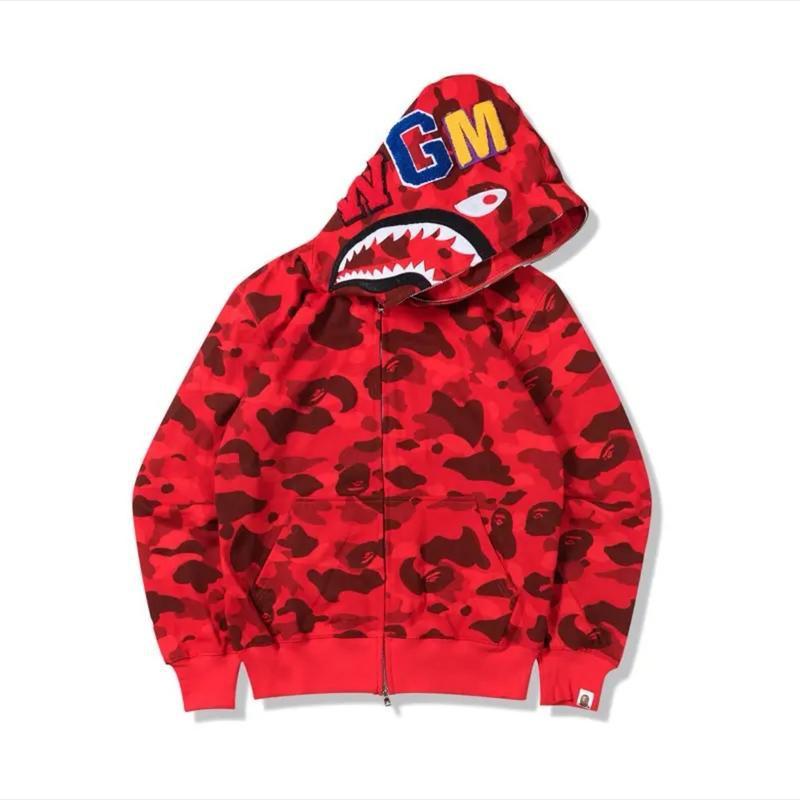 BAPE jacket top quality tops coats menswear man long sleeve zipperstrusted brand Stylish Camo