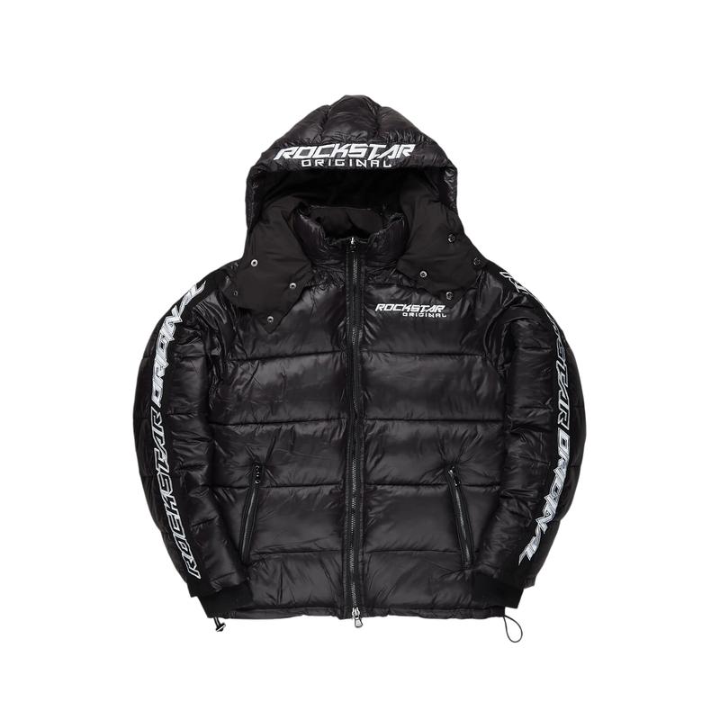 Alasia Jet Black Puffer Jacket