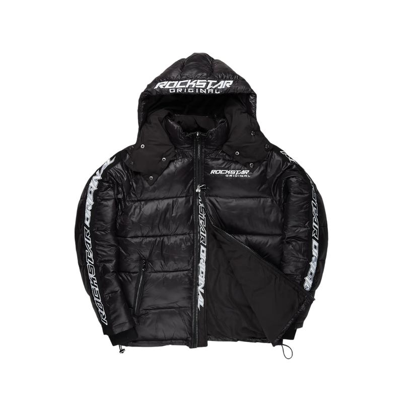 Alasia Jet Black Puffer Jacket