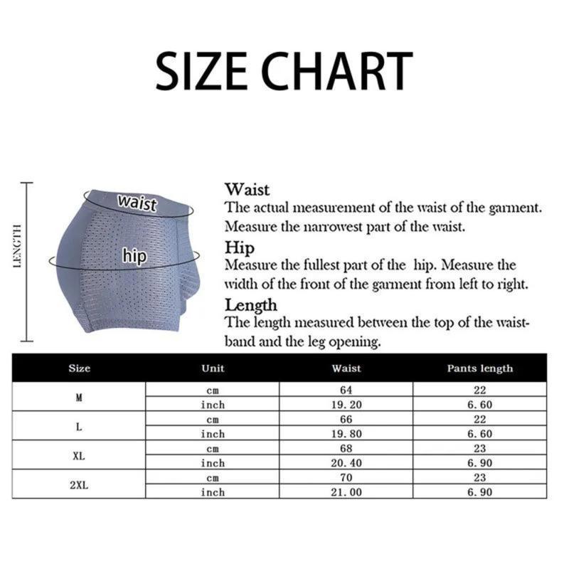 Mens Butt Padded Underwear Mens Mesh Shapewear Boxer Briefs with Butt Enhancing Pads