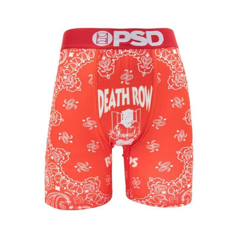 Funny boxing underwear Comfort Sexy men's PSDS underwear polyester boxer briefs printed spandex Breathable sports underwear Lingerie Plus Size