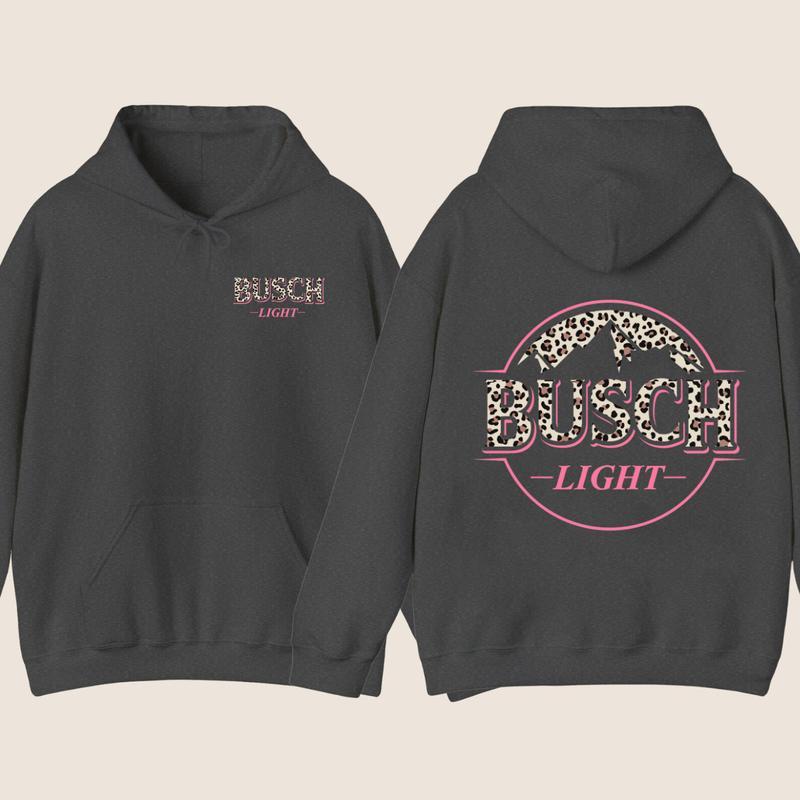 Busch Light Leopart Logo, T-Shirt, Hoodie & Sweatshirt, Busch Light Trendy For Men And Women