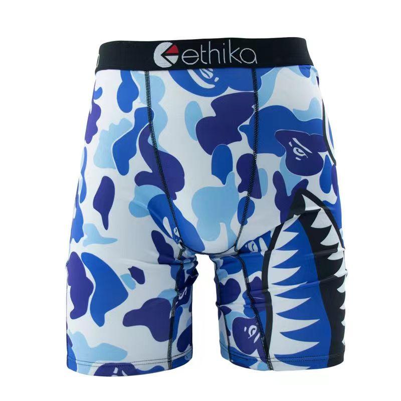 Sexy ethika underwear breathable fabric plus size mens sports boxer shorts and novelty sports fitness Polyester Lingerie boxer brief gym short