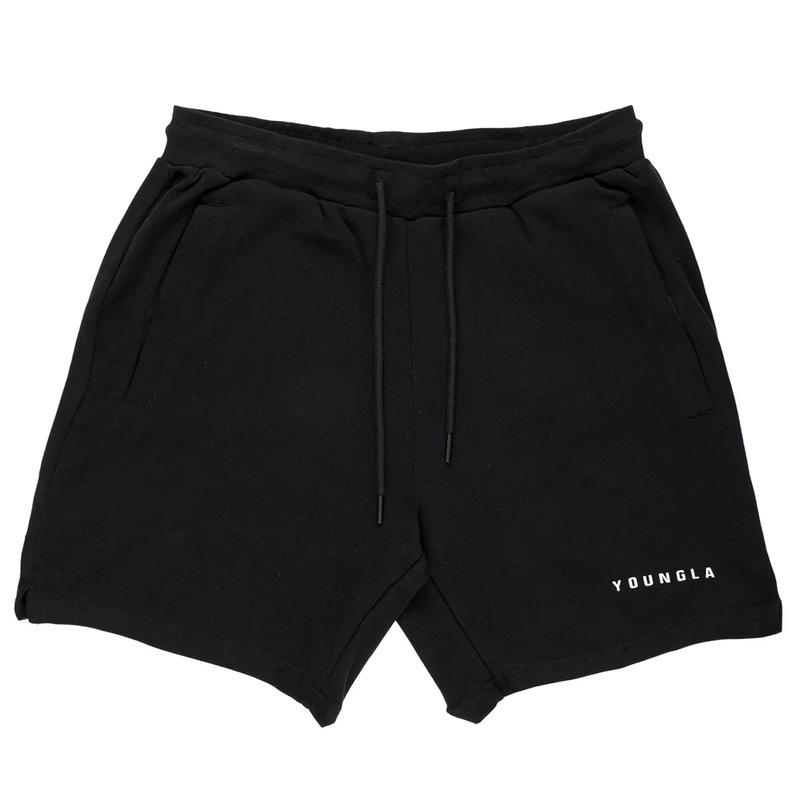 YOUNGLA men's shorts trendy brand sports fitness cotton shorts gym running casual basketball training pants women