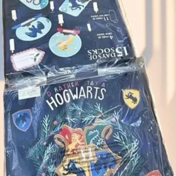 Harry Potter 15 Days of Socks (Houses) Advent Calendar 15pk  Spandex