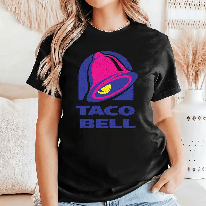 Classic Vintage Taco Bell Sweatshirt - Perfect Taco Lover Gift Idea Foodie Crewneck Trendy Oversized Sweatshirt, Shirt For Men, Women