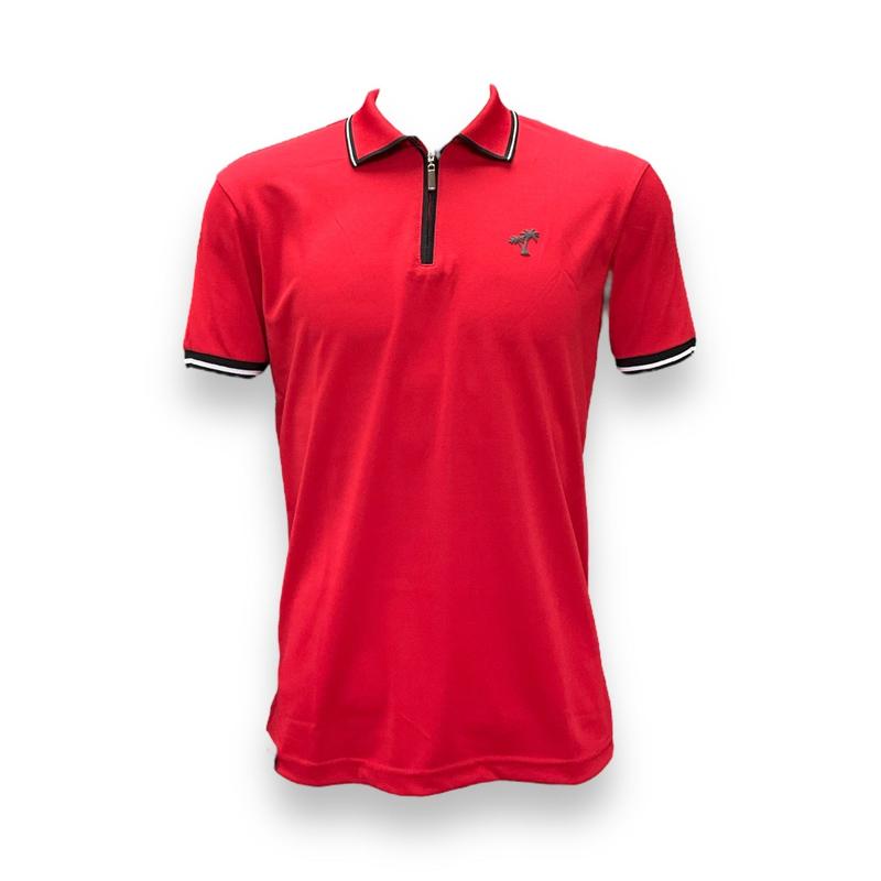 APS Performance Short Sleeve Quarter Zip Polo