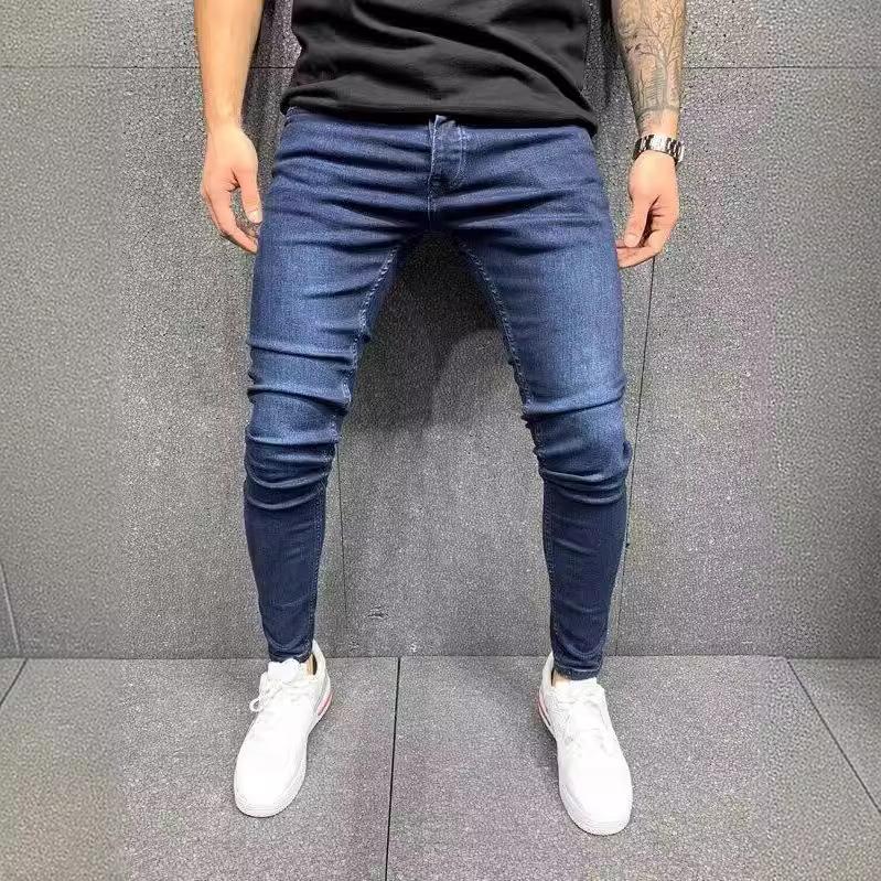 Casual Trendy Stretch Skinny Jeans Men's Jeans