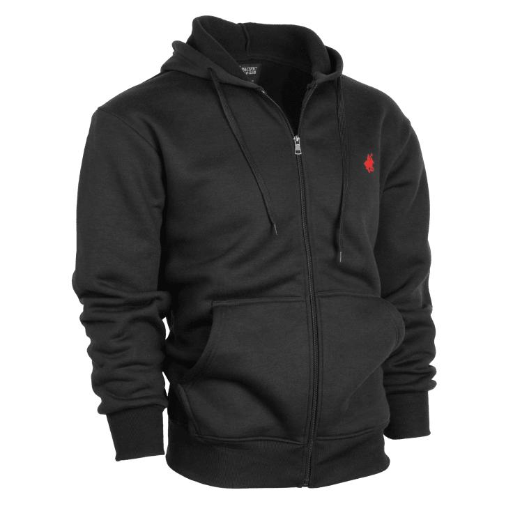 (2-Pack) Men's Basic Essential Full-Zip Fleece Hoodies