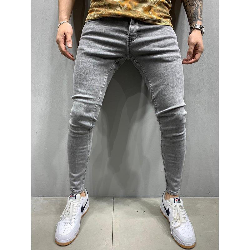 Casual Trendy Stretch Skinny Jeans Men's Jeans