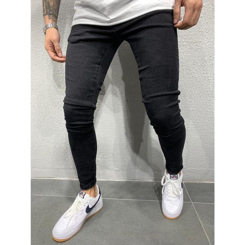 Casual Trendy Stretch Skinny Jeans Men's Jeans