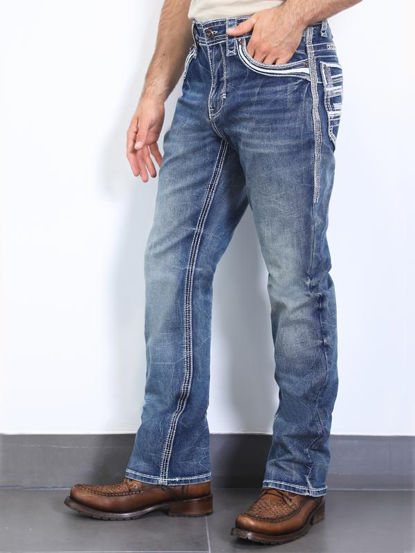 PLATINI JEANS Cowboy Denim Jeans 10328 Light Blue for Men