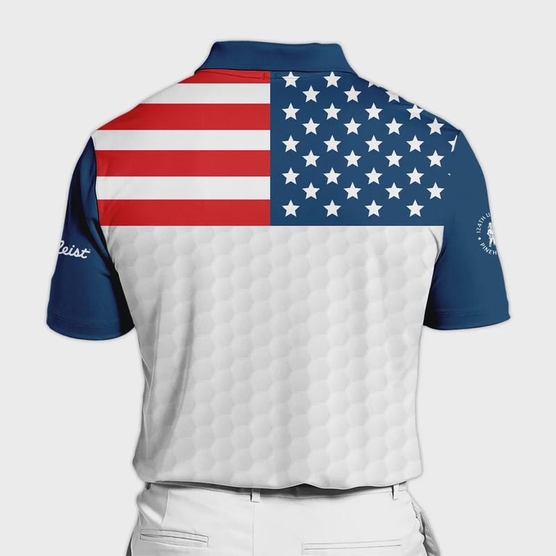 The Golfing Legend Golf 124th U.S. Open Pinehurst Titleist Polo Shirt Style Classic S5XL