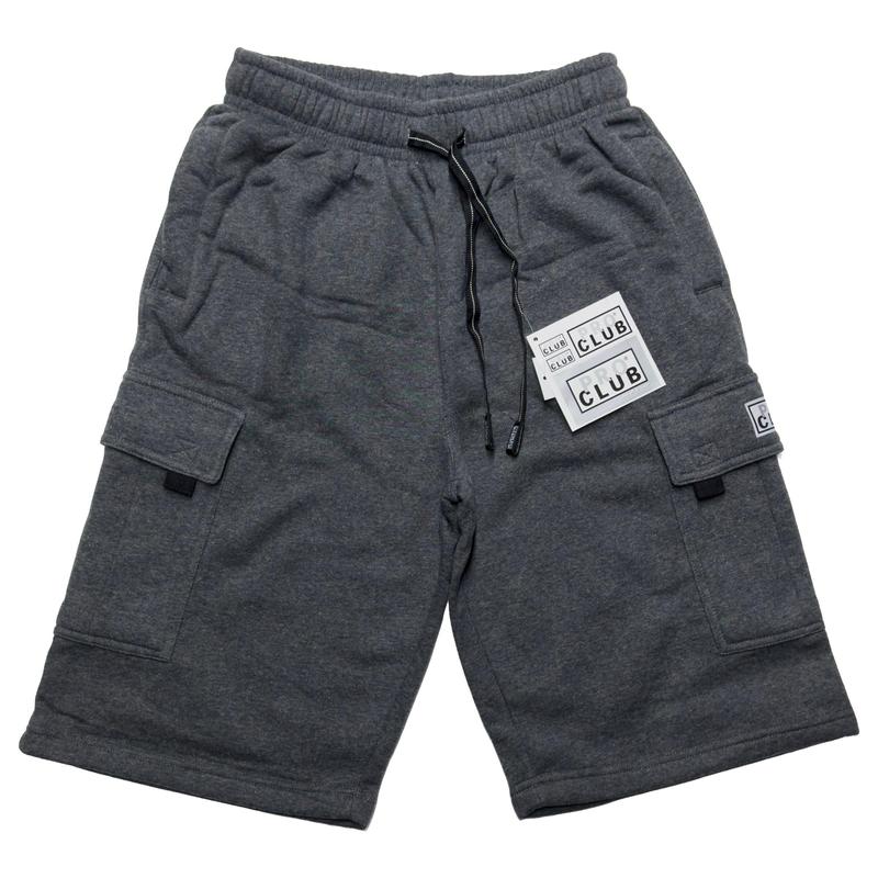 Pro Club Men's Fleece Cargo Shorts