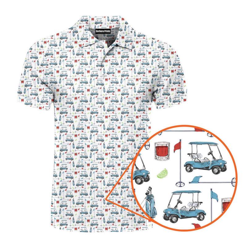 Transfusion golf - Golf Polo Shirt, Unique Men Polo Shirt, Humor Witty Gift for Golf Lover