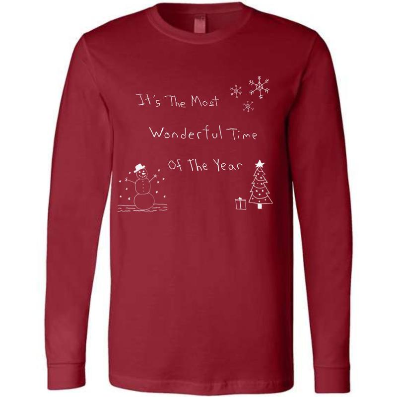 Christmas Long Sleeve Shirts - Drawn By Uncle Andy - Unisex