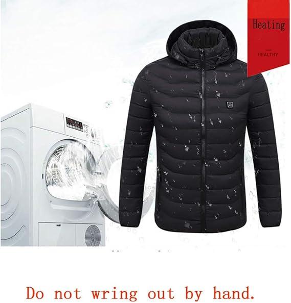 Rechargeable Heated Jacket for Outdoor Activities with 9 Heating Zones for Men and Women Menswear Coats