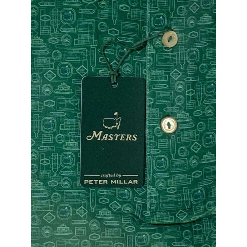 Masters Peter Millar Polo golf Shirt Full Size S - 5XL evergreen n new PGA For Men