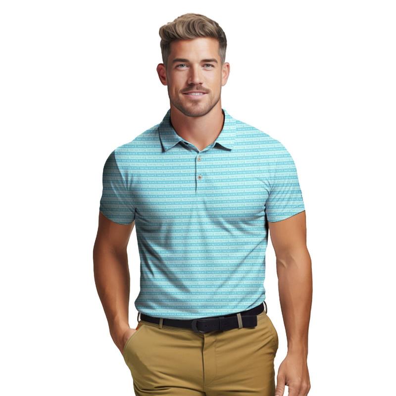 Just tap it in - Golf Polo Shirt, Unique Men Polo Shirt, Humor Witty Gift for Golf Lover