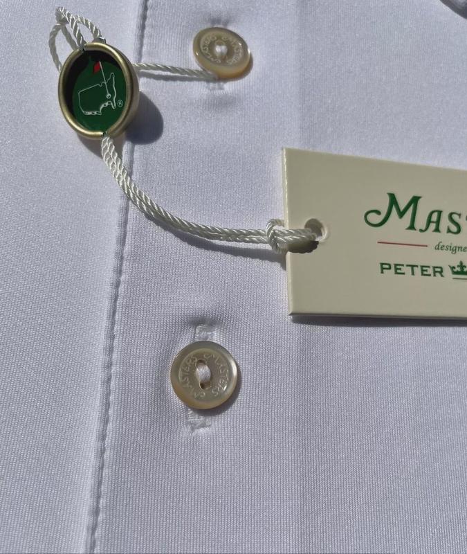 2024 Masters Peter Millar Large L Augusta White Men’s Golf Polo Shirt ANGC ? ⛳️