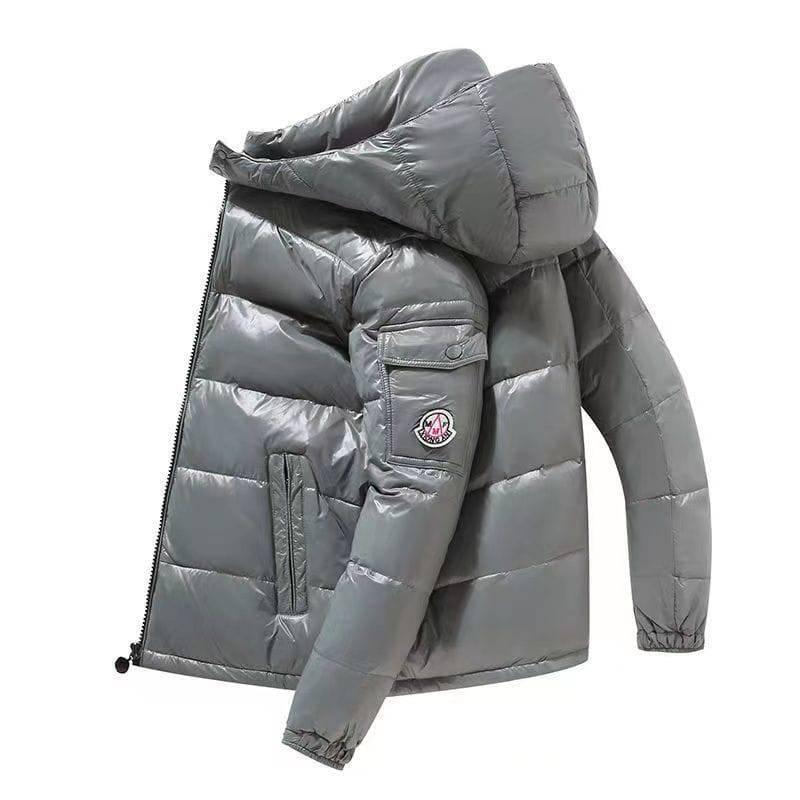 Classic Casual Solid Color Puffer Jacket