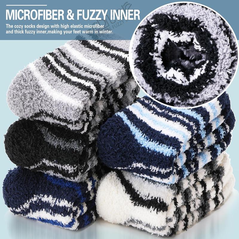 Fuzzy Socks Warm Winter Slipper Fluffy Sleep Cozy Comfy Cabin Socks for Mens Womens