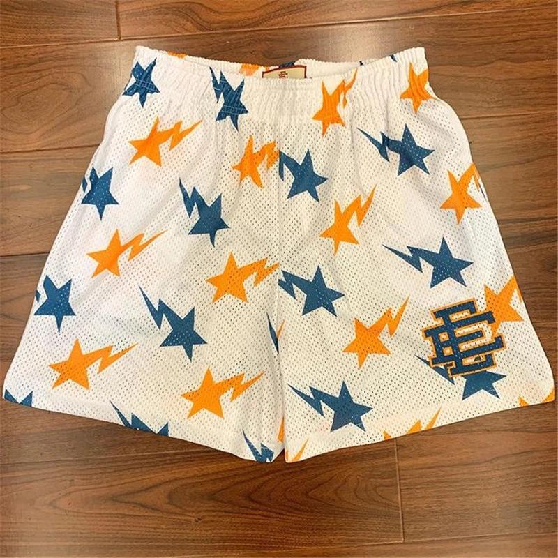 Beach Shorts New Style 2024 Trend Fashion Eric Emanuel EE Basic Shorts NEW Men'S Casual Shorts Fitness Sports Pants Summer Gym Workout Men Women Classic GYM Mesh Shorts